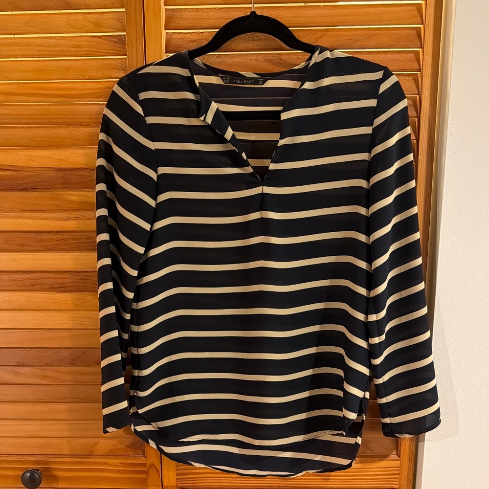 Striped Zara top